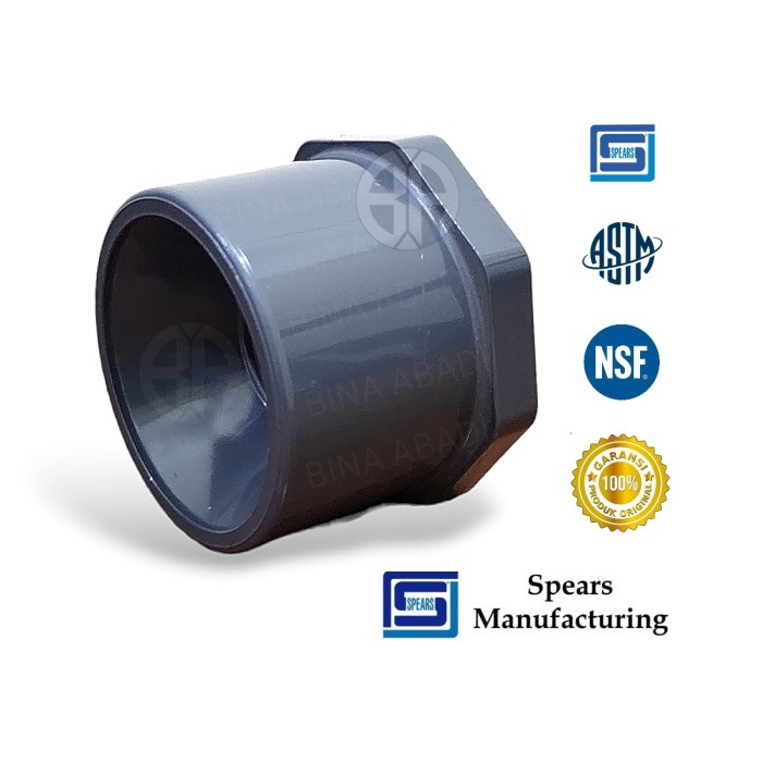 Jual Reducer Bushing Pvc 11/2 X 11/4 Inch Sch 80 Spig X Fipt Ansi