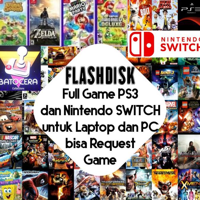 Jual FLASHDISK full game PS3, untuk laptop/pc Batocera Shopee Indonesia