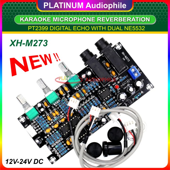 Jual PT2399 Karaoke Mic Digital Echo Reverberation Preamplifier XH M273 ...
