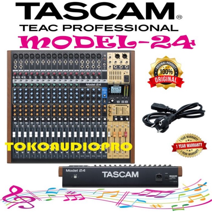 Jual Mixer Tascam Model 24 MultiTrack Live Recording Mixing Console