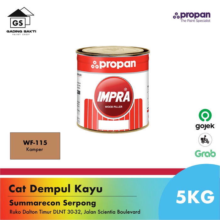 Jual Propan Impra Wf 115 Wood Filler Kamper Dempul Kayu Galon 5kg Shopee Indonesia 2747