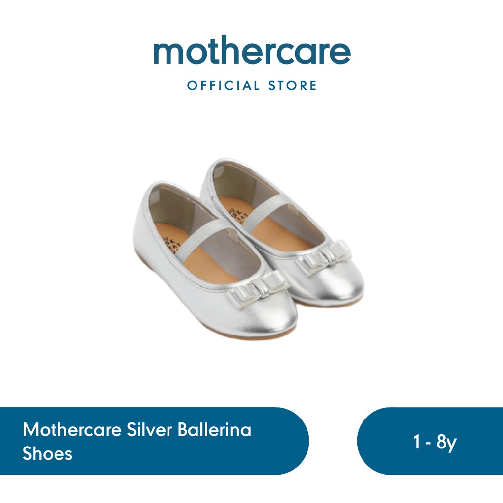 Jual Mothercare Silver Ballerina Shoes Sepatu Anak Perempuan
