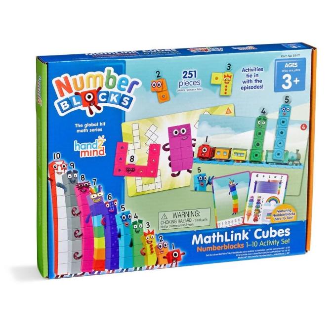 Jual Hand2Mind Numberblocks MathLink Cubes 110 Activity Set | Shopee ...