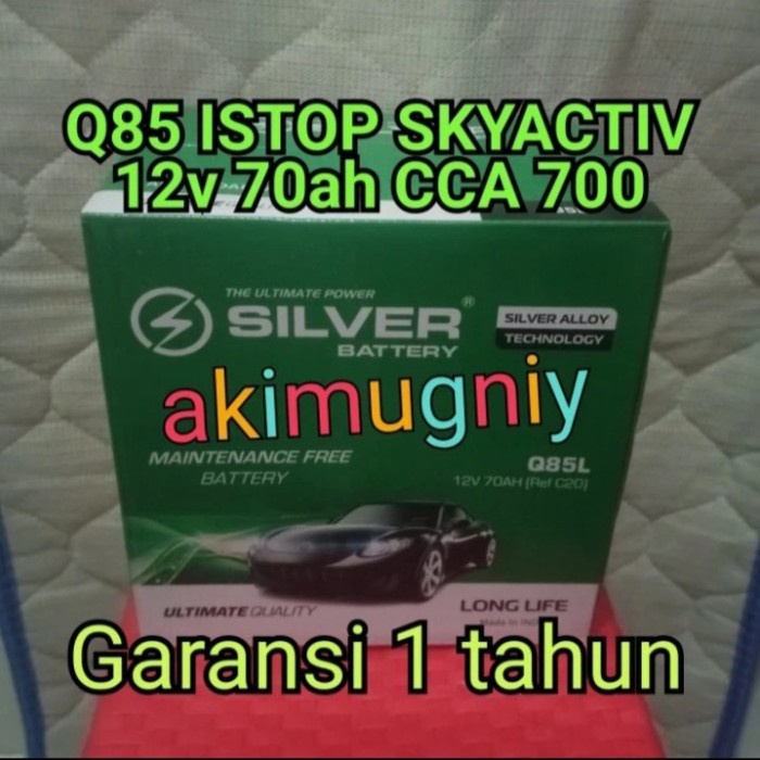 Jual Aki Mobil Mazda 2 Skyactive Q85 Istop Gs Amaron Panasonic 12V 70Ah