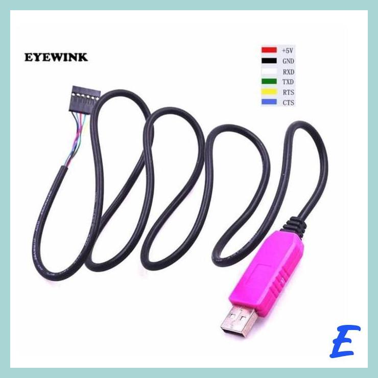 Jual | AR | KABEL USB SERIAL PL2303 PL2303HXD 6PIN USB TTL RS232 + RTS ...