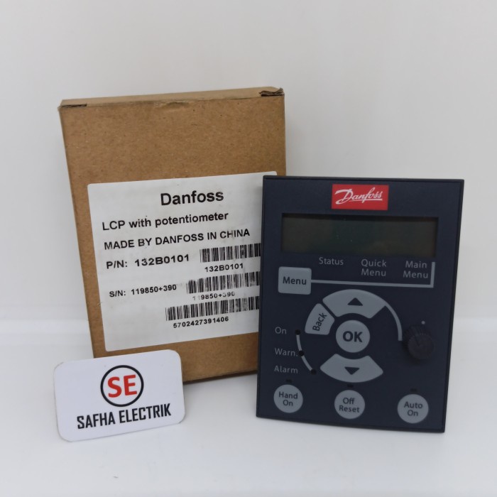 Jual [New] Danfoss Control Panel Lcp 12 Keypad With Potentiometer ...