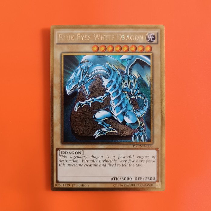 Jual COD BlueEyes White Dragon Gold Rare Kartu Yugioh Original Konami