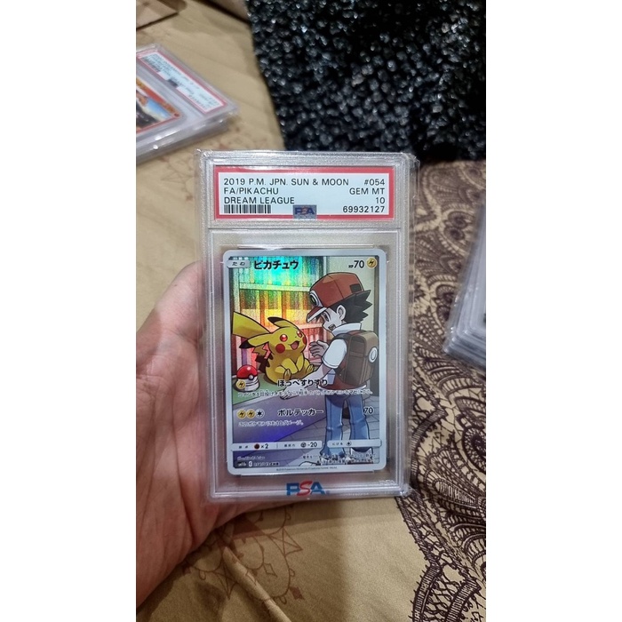 PSA newest 10 Gem Mint Pikachu 054/049 Dream League CHR Alt Art 2019 Japanese Graded SM