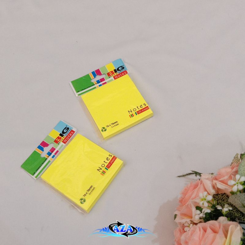 Jual Sticky Notes BIG 76x76 mm (3x3 inc) | Shopee Indonesia