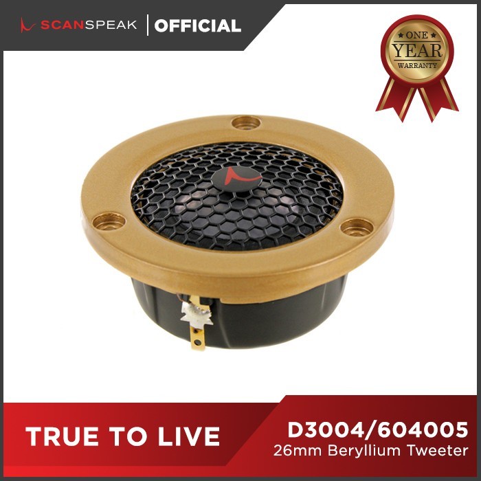 Scan Speak Beryllium Tweeter Sound Scan Speak D 3004/604000