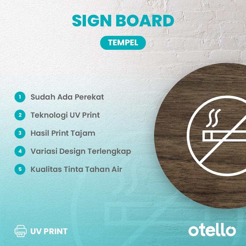 Jual Kekinian Otello Custom Tulisan Sign Board Kayu Kustom Print Uv Papan Tempel Wooden