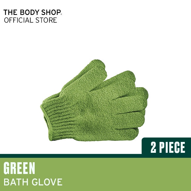 Jual The Body Shop Bath Gloves Green Shopee Indonesia
