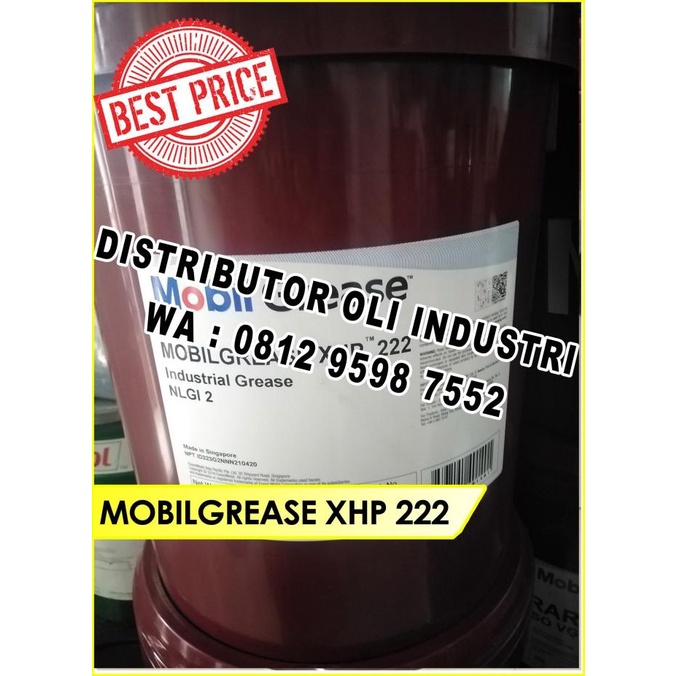 Jual MOBILGREASE XHP 222 ( Original Exxon Mobil 16 KG ) Shopee