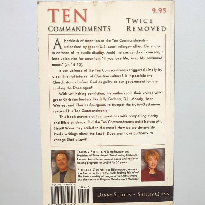 Jual buku Buku Ten Commandments Twice Removed - Danny Shelton & Shelley ...