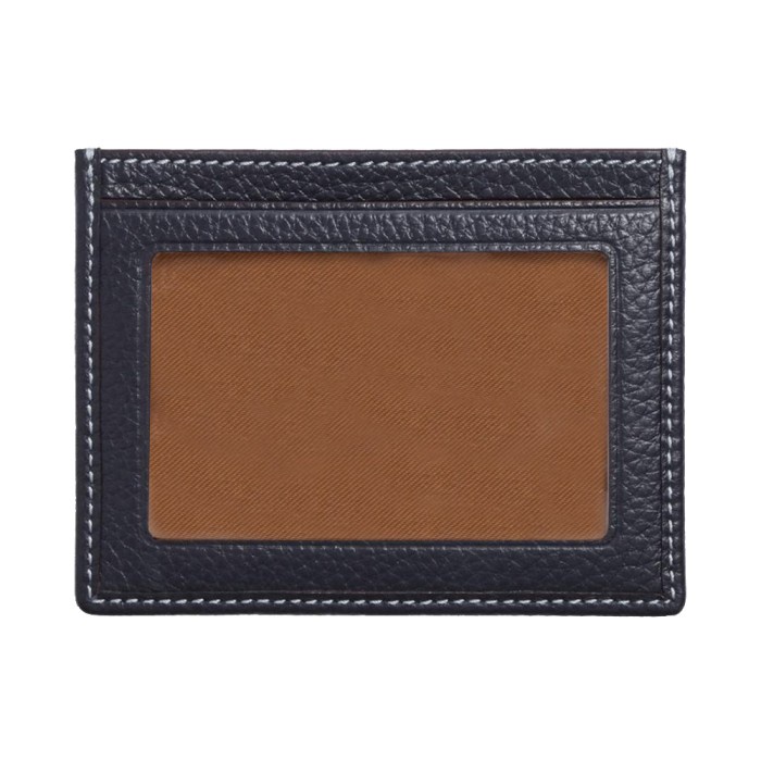 Jual Coach Slim ID Card Case In Signature Chambray Black Denim Shopee Indonesia