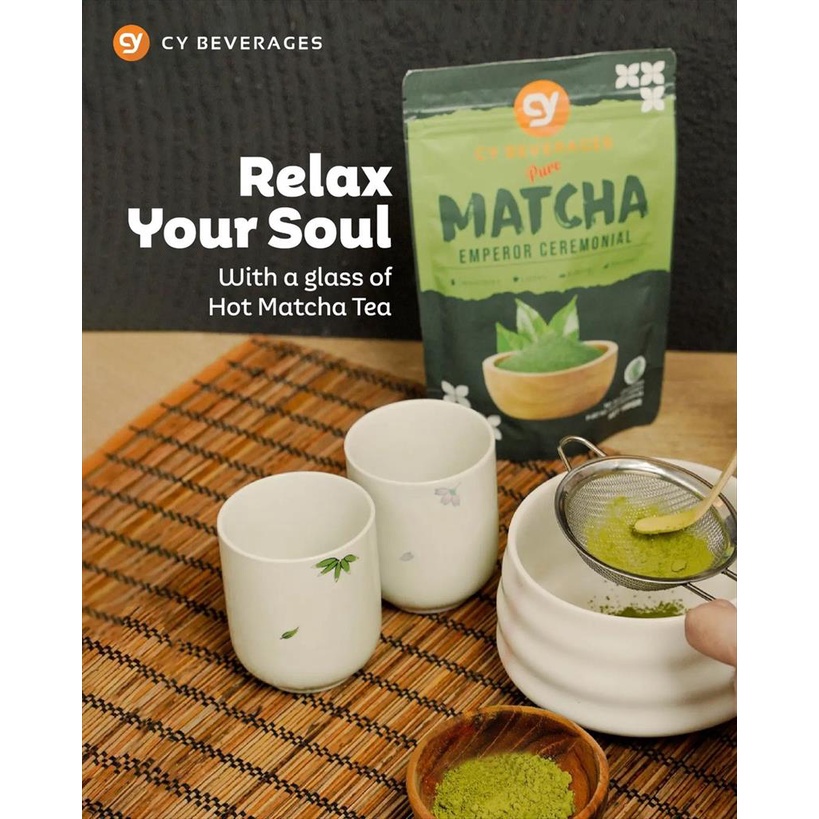 Jual Cy-Beverages Pure Matcha Emperor Ceremonial Powder 100 Gr | Shopee ...