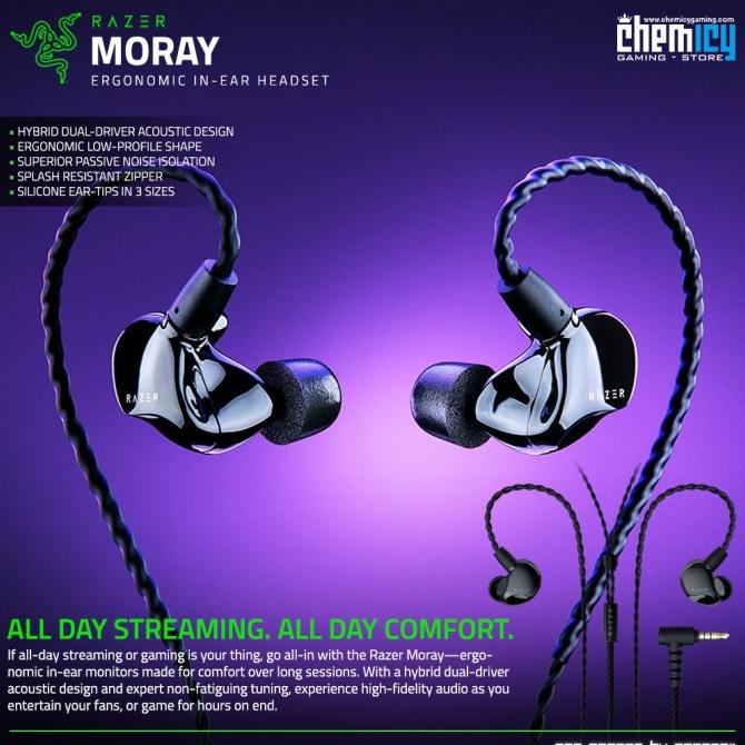 Jual Razer Moray InEar Monitor Streaming Gaming Headset Shopee Indonesia