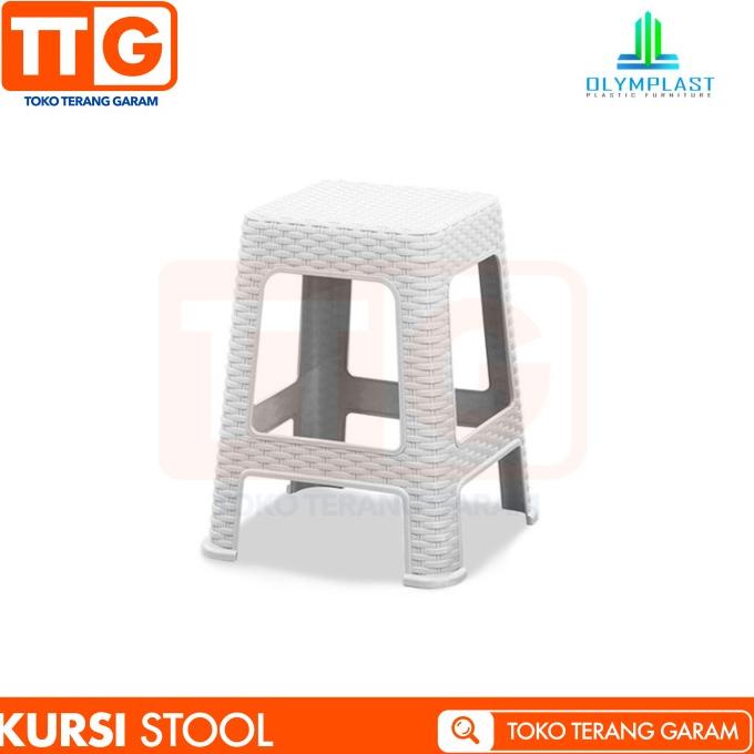 Jual Olymplast Kursi Bangku Chair Bakso Dingklik Square Stool Rattan