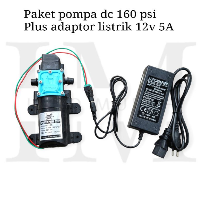 Jual Paket Dinamo Sprayer Pompa Air Dc Psi Mesin Cuci Motor