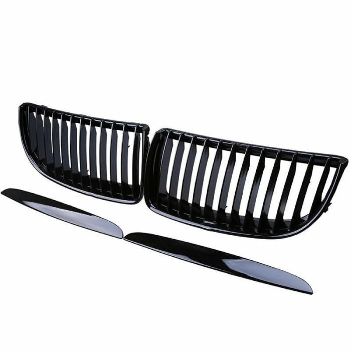 Jual CAR GLOSS BLACK FRONT BUMPER RADIATOR GRILLES GRILL FOR- 3 SERIES ...
