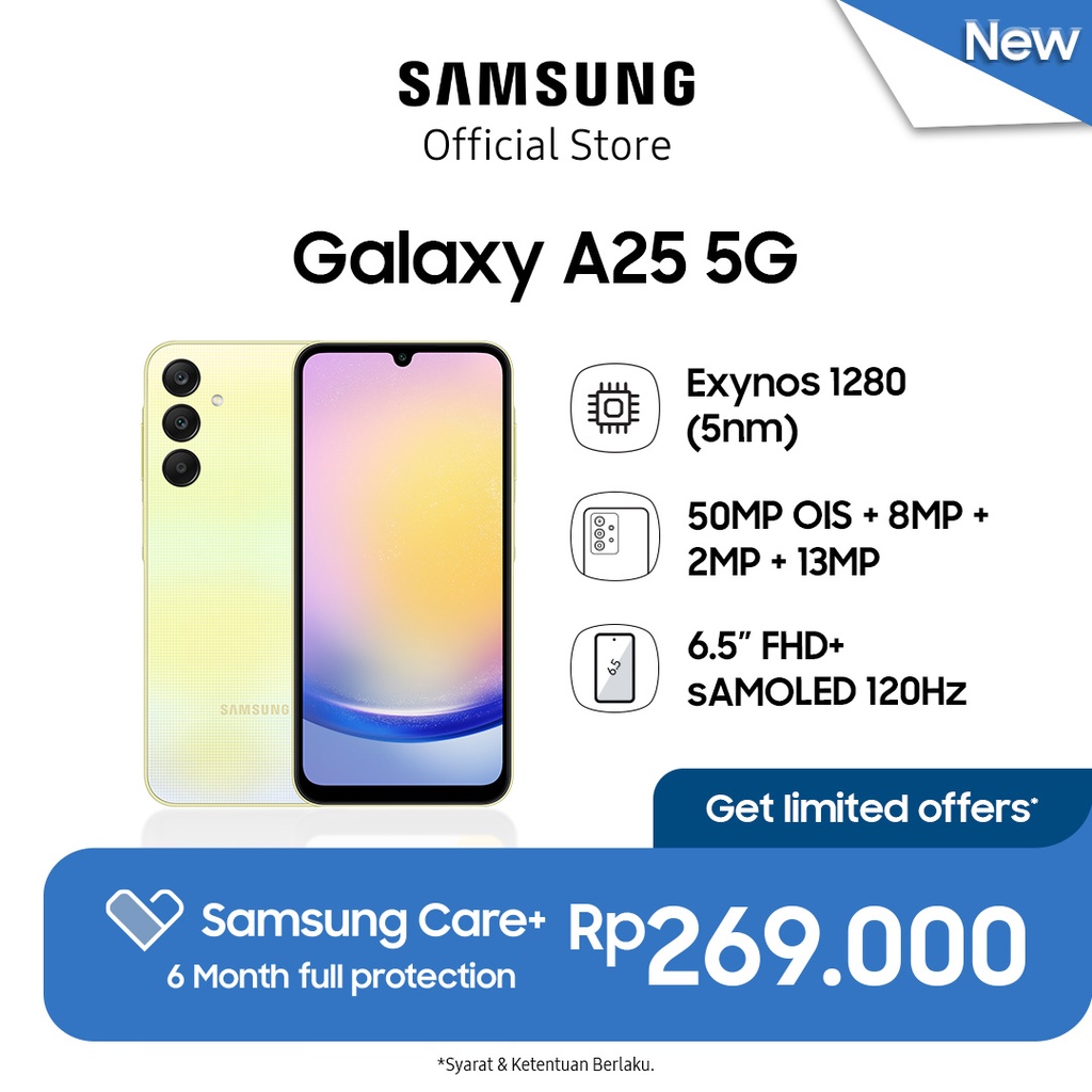 Buy Galaxy A25 5G Yellow 128 GB