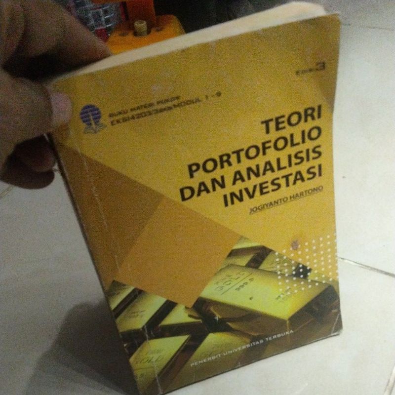 Jual TEORI PORTOFOLIO INVESTASI EKSI4203/3SKS/MODUL1-9 EDISI 3 ...