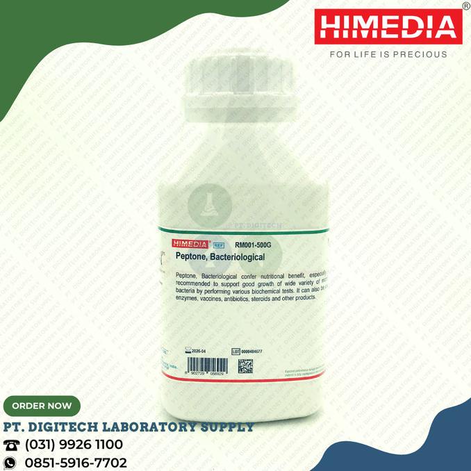 Jual Peptone Bacteriological HIMEDIA RM001500G (500g) Shopee Indonesia