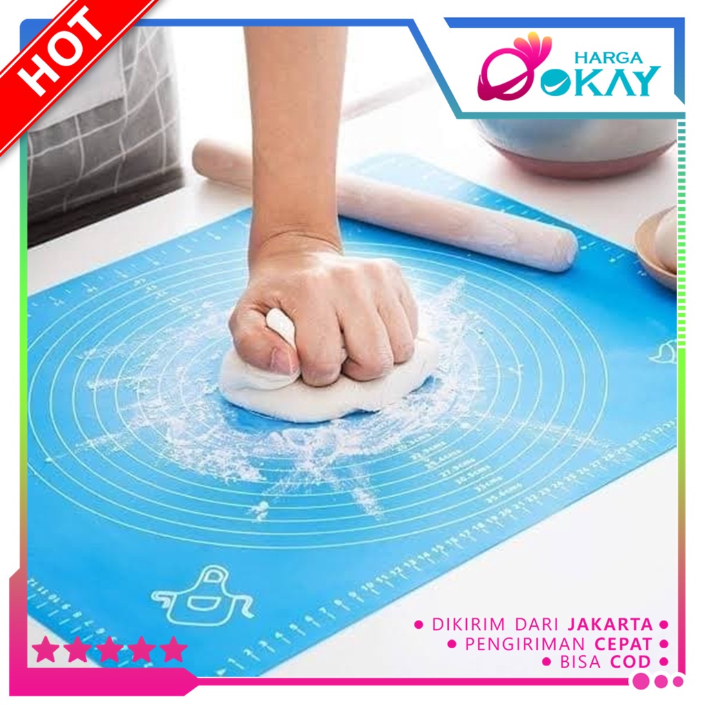 Jual HO Alas Adonan Tatakan Rolling dengan Silikon Anti-Lengket Baking ...