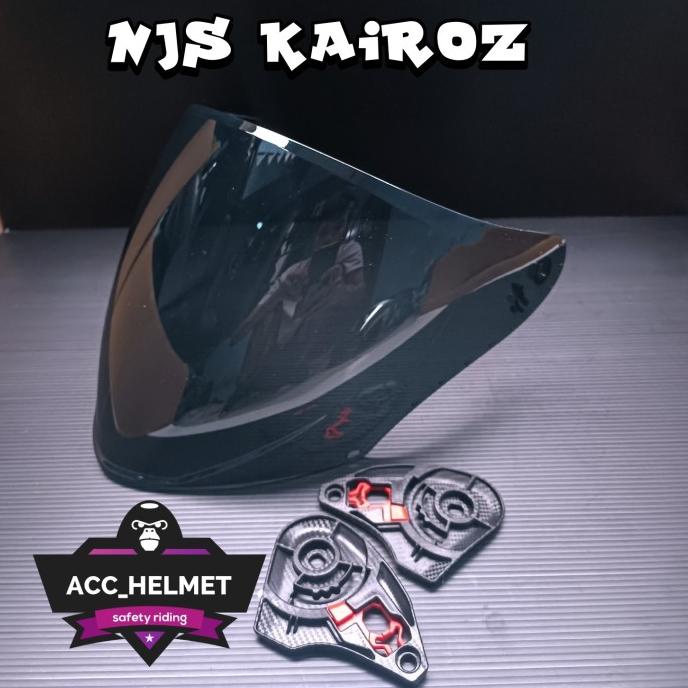 Jual Kaca Visor Venom Iridium Helm Njs Kairoz Visor Njs Kairoz Shopee