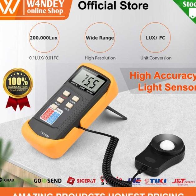 Jual Lux Meter Alat Ukur Cahaya LX1330B Light Level Tester Luminometer