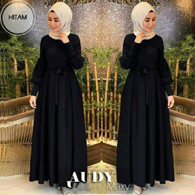 Jual Gamis Wanita Terbaru Dress Maxy Muslimah Hari Raya Baju Muslim Cewek Fashion Gamiss