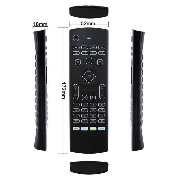 Jual Fly Air Mouse Wireless And Qwerty Keyard Mini Mx3 | Shopee Indonesia