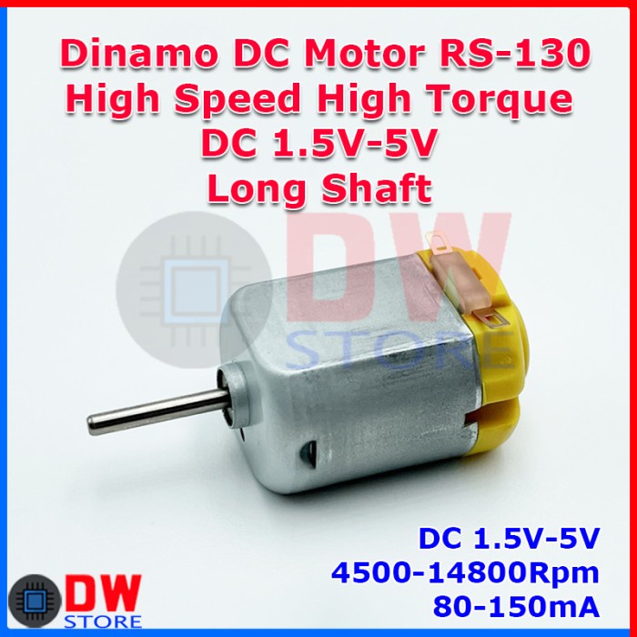 Jual Dinamo Dc Motor Rs Rs Dc V V V High Rpm Speed Torque Shopee Indonesia