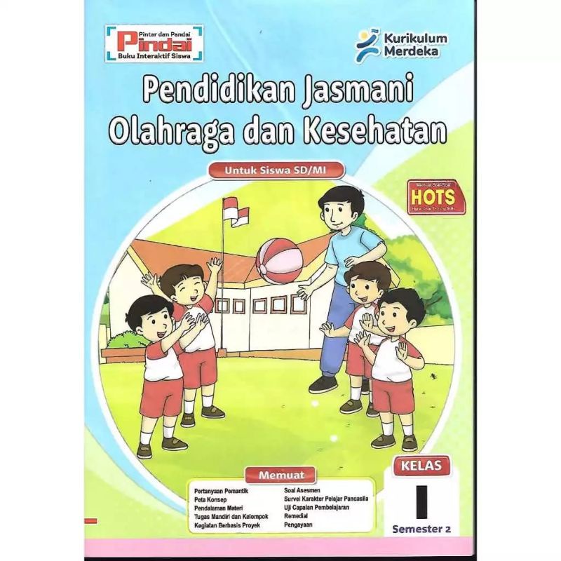 Jual Buku LKS PJOK Kurikulum Merdeka Kelas 1 SD/MI Semester 2 | Shopee ...