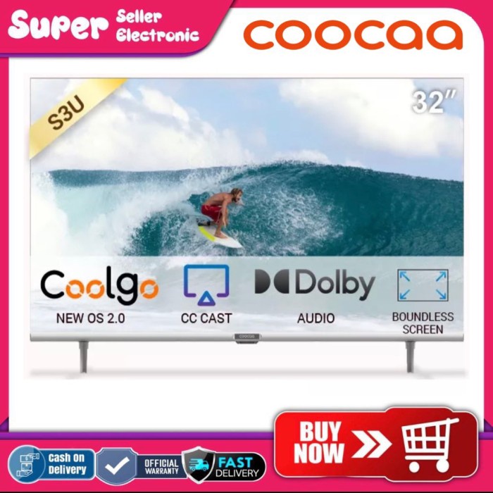 Jual Promo Coocaa 32 Inch Digital Smart Tv Model Coocaa 32s3u