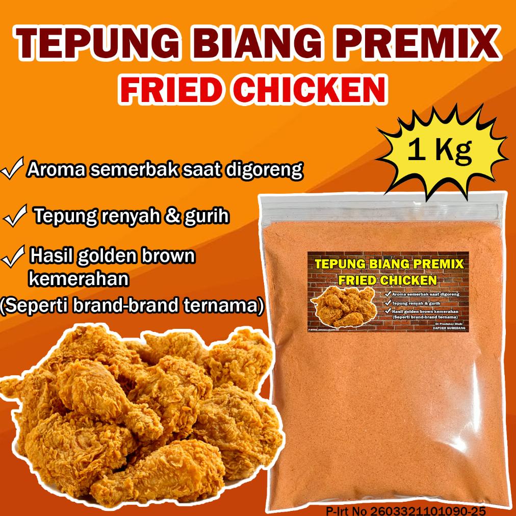 Jual Neww TEPUNG BIANG FRIED CHICKEN BUMBU INTI PREMIX AYAM GORENG