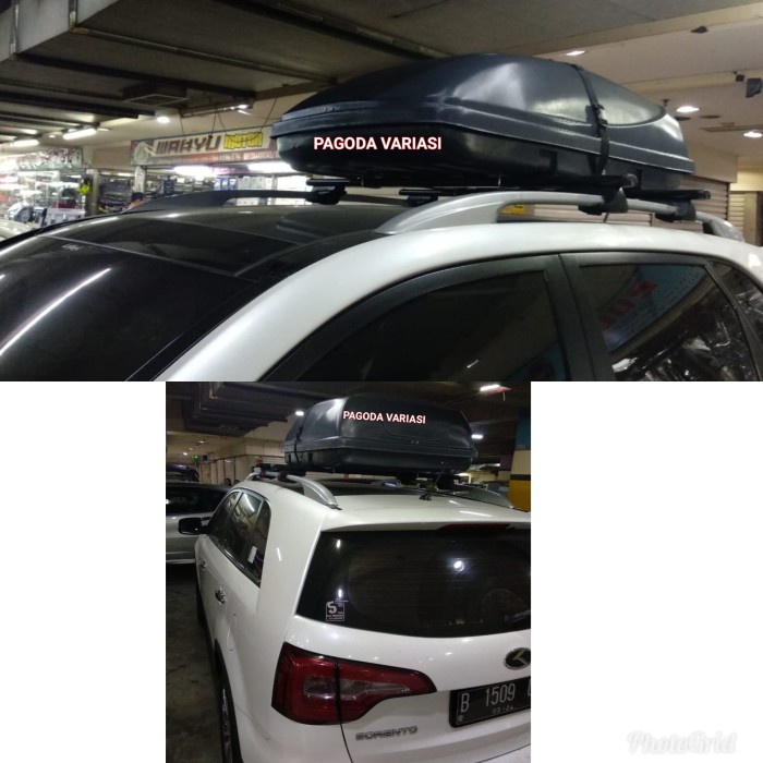 Jual Paket Roof Box Cross Bar Mobil Sorento Terlaris Shopee