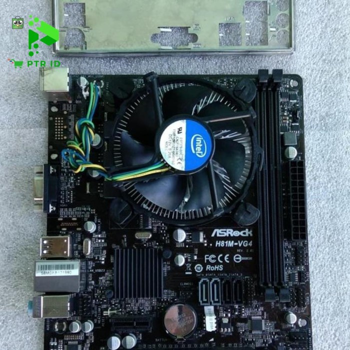 Jual PTR PAKET CORE I5 4570 3.2GHZ DAN MOBO ASROCK H81 DAN FAN | Shopee ...