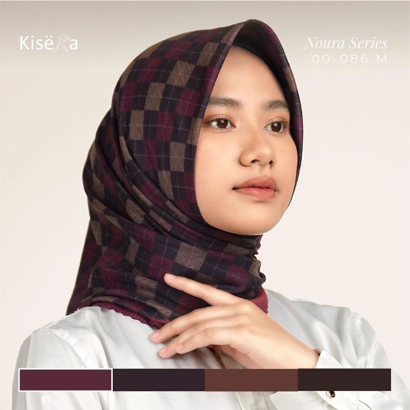 Jual Kisera Kerudung Hijab 4 Warna 1 Motif Artificial Texture, Jilbab ...
