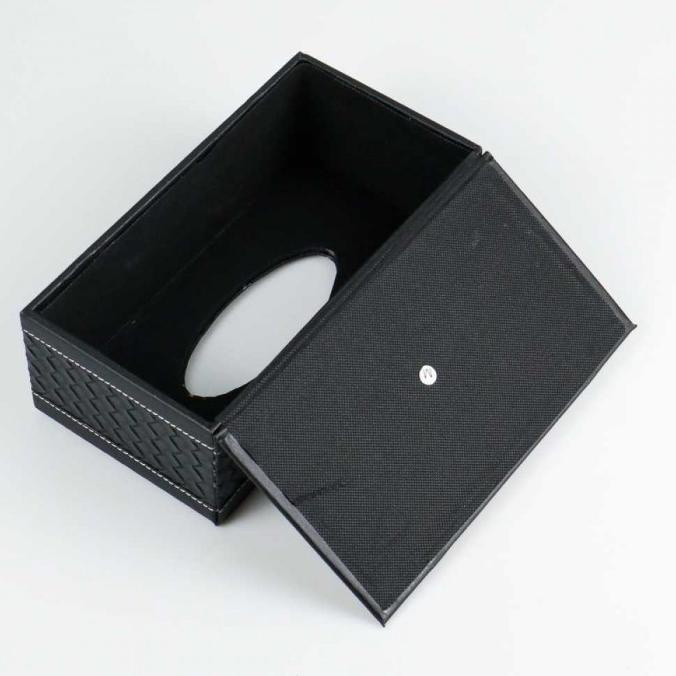 Jual Kotak Tisu Premium Kulit Tissue Box - ZJ006 Hitam | Shopee Indonesia