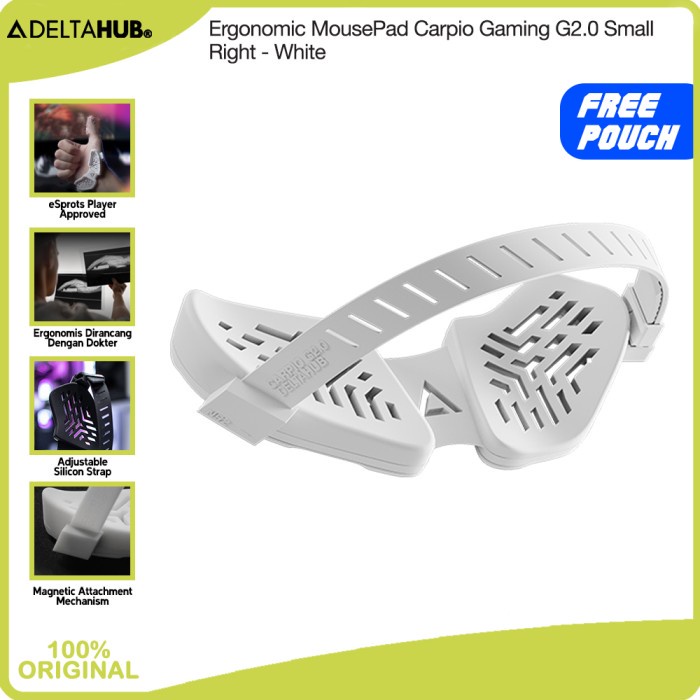 Jual DeltaHub Ergonomic Gaming Mouse pad Carpio G2.0 Keyboard WristRest