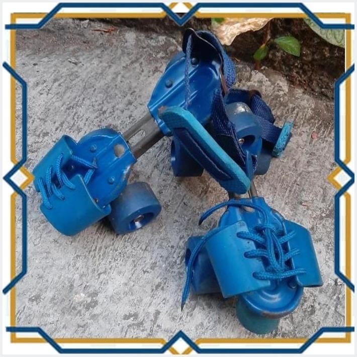 Jual [mkl] sepatu roda jadul seiko original biru 2nd warna masih pekat ...