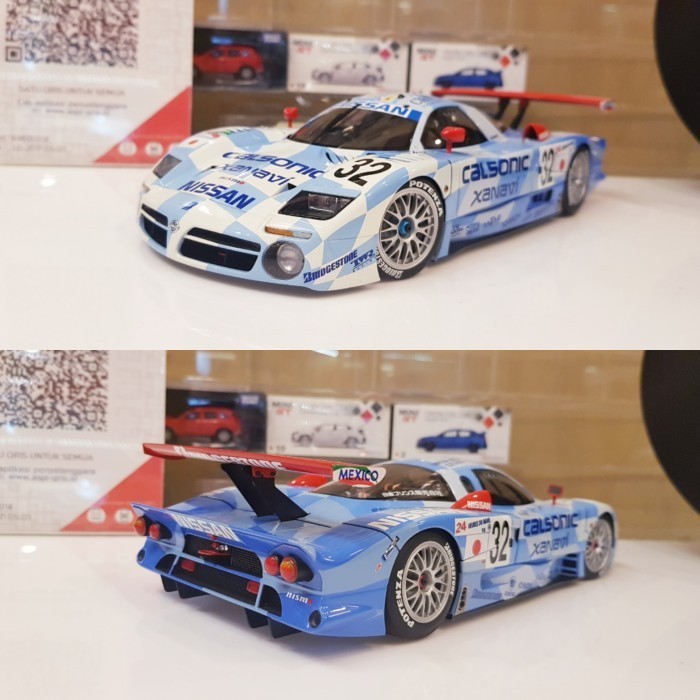 Jual [Original] Autoart Nissan R390 Gt1 Lemans 24H 1998 Calsonic ...