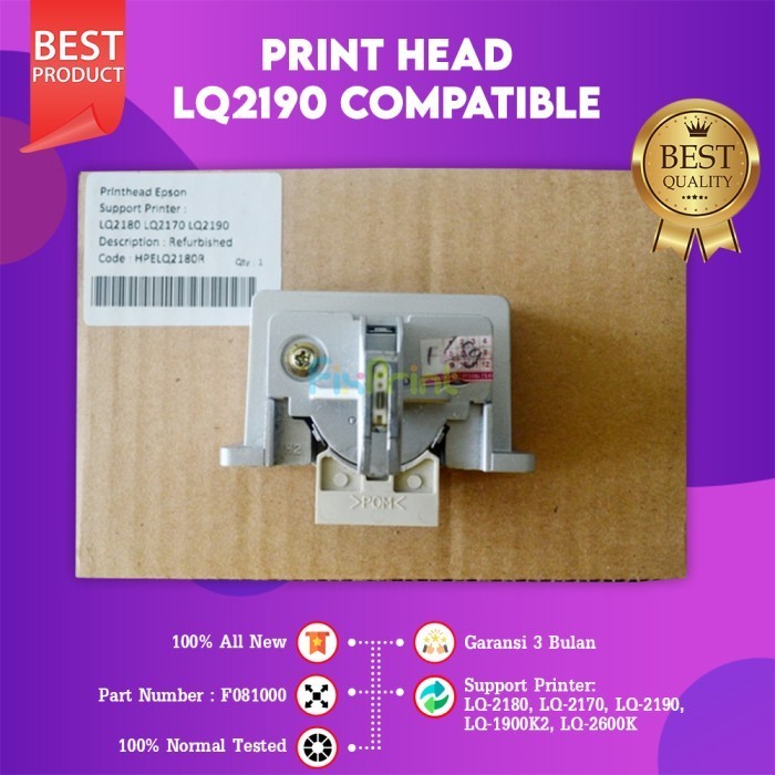 Jual print head printer epson lq2190 lq 2190 original print head lq2180