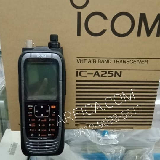 Icom IC-A25N NAV/COM VHF Airband Handheld Radio Transceiver
