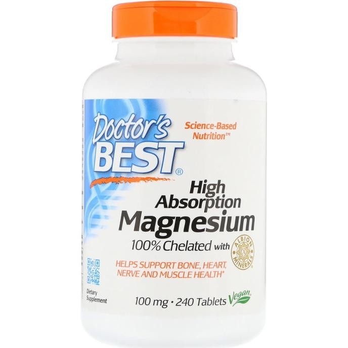 Jual Doctors Best Doctors Best High Absorption Magnesium 100 MG 240 ...