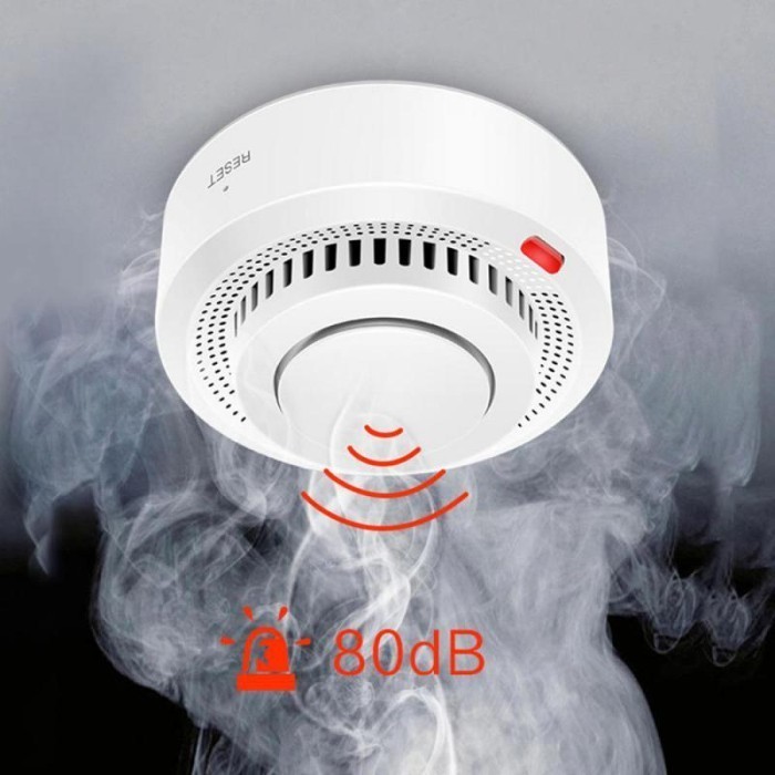 Jual Smart Smoke Detector Fire Alarm Sensor Pendeteksi Asap Tuya ...