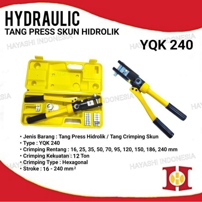 Jual Tang Press Skun Crimping Hidrolik Hydraulic Yqk Shopee Indonesia