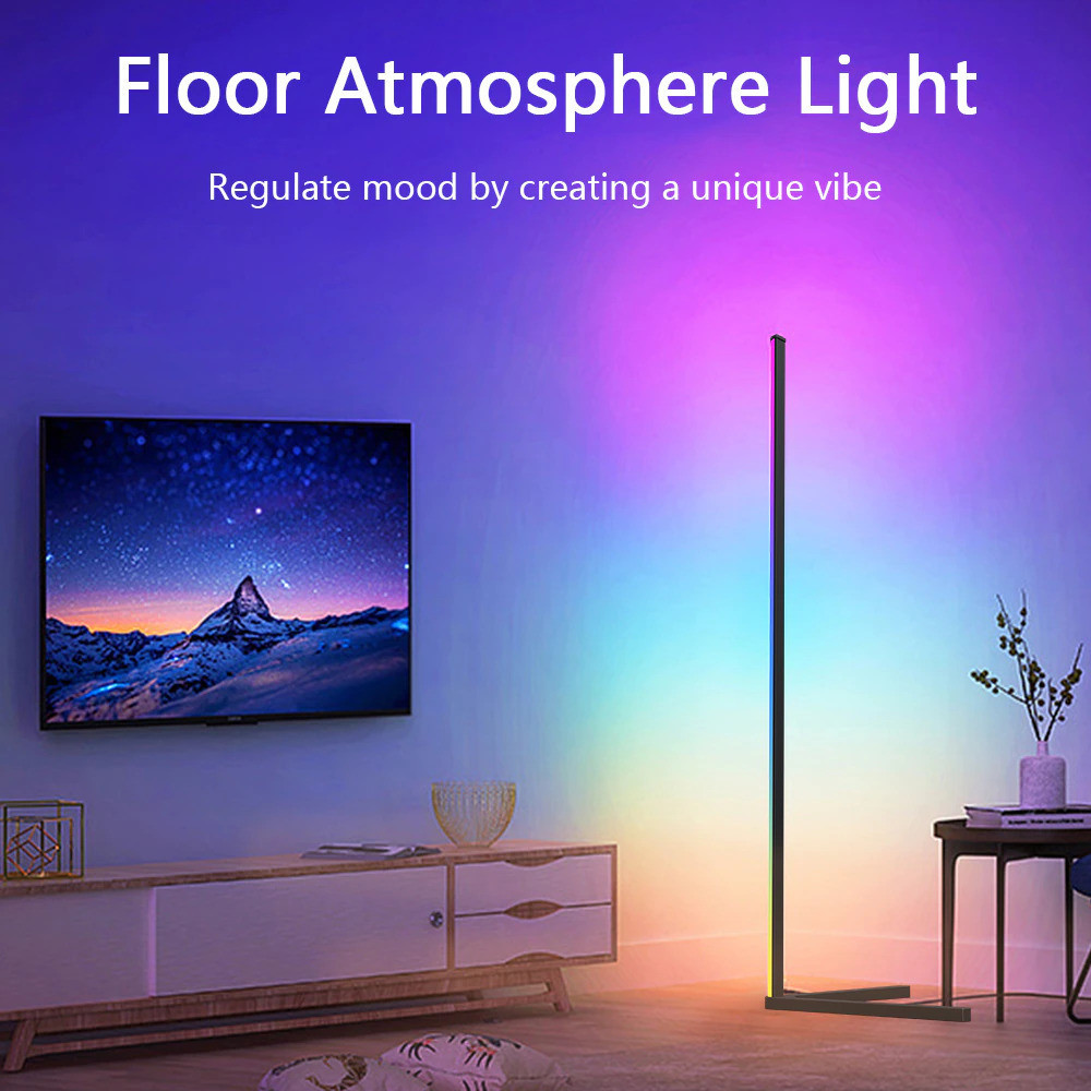 Jual Lampu Led Dekorasi Ruangan Rgb Standing Angle Floor Lamp 141cm