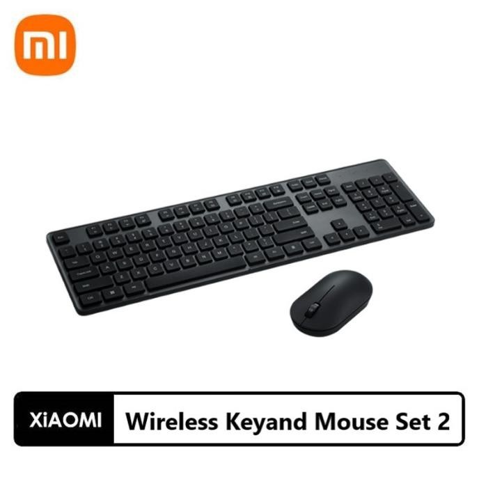 Jual Xiaomi Wireless Keyboard and Mouse Set Kombo 104 Keys Fullsize ...